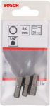 Sisekuuskantotsak l=25mm 8,0 mm, Extra Hart, 3tk 2607001730 | 3165140302555