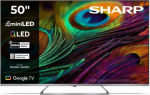 Sharp 4K QLED MiniLED TV | 50JP7265E | 50 | Smart TV | Google TV | UHD | Silver 50JP7265E | 5905683274401