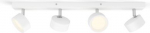 LED Ceiling/Wall-Mounted luminaire Bracia, 4x5.5W, 2700K, 2200lm, White 929003298901 | 8720169174801