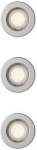 Downlight Peridot, 7W, GU10, IP20, 83mm, nickel, 3 pcs. 929004670001 | 8721103037114