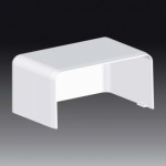 End cover 8501HF, EKD 80x40HF, white, halogen free, accesories for wiring trunkings 8501HF_HB | 8595057691285