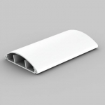 Floor cable channel, LO 75 P2, 2m, 20x74mm, white, IP40, IK07 LO 75_P2 | 8595568902405