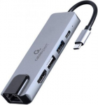 I/O ADAPTER USB-C TO HDMI/USB3/5IN1 A-CM-COMBO5-04 GEMBIRD A-CM-COMBO5-04 | 8716309124270