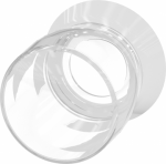 Silicone protection cap for EMERGENCY-STOP mushroom pushbutton, 40 mm, 22 mm design, clear 3SU1900-0DF70-0AA0 | 4011209963931