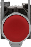Red projecting complete pushbutton &Oslash;22 spring return 1NC unmarked. range of product: Harmony XB4 - device short name: XB4 - fixing collar material: zamak - mounting diameter: 22 mm - contacts type and composition: 1 NC - contacts operation: slow-brea ...