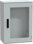 Wall mounted polyester enclosure, Thalassa PLM, glazed door, with handle, 747x536x300mm, IP66, IK08, NSYPLM75TVG | 3606480776731