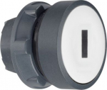 Head for non illuminated push button, Harmony XB5, plastic, flush, white, 22mm, spring return, marke ZB5AA131 | 3389110904376