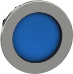 Head for non illuminated push button, Harmony XB4, flush mounted blue pushbutton recessed ZB4FA66 | 3606489581169