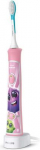 Philips | Electric toothbrush | HX6352/42 | Rechargeable | For kids | Number of brush heads included 2 | Number of teeth brushing modes 2 | Sonic technology | Pink HX6352/42 | 8710103948469
