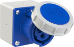 CEE-surface mounted socket 3x16A 6h IP67 75x75 blue 800132-6 | 9003399495526