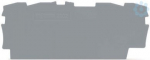 End and intermediate plate 0.8 mm thick, grey 2002-1491 | 4017332998741