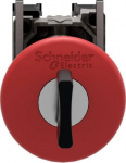 Red &Oslash;40 Emergency stop, switching off &Oslash;22 trigger latching key release 1NO+1NC. range of product: Harmony XB4 - product or component type: complete emergency switching off pushbutton - device short name: XB4 - bezel material: chromium plated metal -  ...