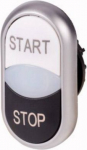 M22-DDL-WS-GB1/GB0 pushbutton START/STOP white/black 216708 | 4015082167080