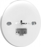 Luminaire outlet DCL flush for ceiling screwless earthed white, Exxact WDE005000 | 3606480296987