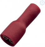 Socket sleeve, fully insulated, 0.25-1.5/6.3x0.8, red, 100 pieces 263414 | 4011923100322