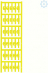 Conductor and cable markers SlimFix Clip, 2-3.5 mm, 30x5.8 mm, SFC 1/30 MC NE GE, yellow, 150 gab. 1805730000 | 4032248273461