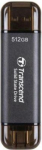External SSD TRANSCEND ESD310C 512GB USB-C USB 3D NAND TS512GESD310C TS512GESD310C | 760557861935
