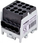 HLAK terminal Al/CU 2x25-6x16mm - black HLAK-25/16.3BK | 4752255021892