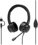 PORT CONNECT | USB Comfortable Stereo Office Microphone Headset | Built-in microphone | Wired | Black 901605 | 3567049016050