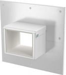 Sienas savienojuma manžete 3- un 4- pusēja 85x253x233, St, P, dzidri balts, 9010 7218128 | 4012197331603