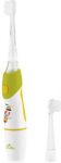 ETA Toothbrush | Sonetic ETA071090040 | Battery operated | For kids | Number of brush heads included 2 | Number of teeth brushing modes 1 | Green/White ETA071090040 | 8590393406272