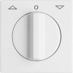 As cover for flush-mounted blind control switch/push switch.   For inserts 2712 U, 2713 U and 2722 U, 2723 U.   Delivered with sealing ring   IP 44 only in conjunction with cover frames All Weather 44. 2CKA001710A1811 | 4011395870600