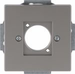 As cover for Neutrik plug connectors, type D series. Surface painted. 2CKA001724A4403 | 4011395227787