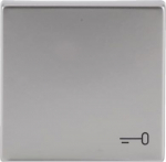With >Key< icon. For flush-mounted push switch. Material stainless steel. Anti fingerprint. 2CKA001751A3200 | 4011395227411