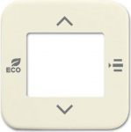 As cover for room temperature controller with/without CO2/moisture sensor (6109/18 and 6109/28). 2CKA006155A0051 | 4011395209035