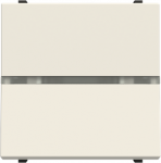 Insert/cover Rocker/button, Two-way switch with LED exchangeable White - Zenit 2CLA220251N1101 | 8427238230504