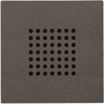 Color: Anthracite.   Rated voltage: 127 Vac / 60 Hz   4 melodies available   Acoustic power at 1 meter with cover plate: 72 dB   Size: 2 modules. 2CLA222410N1801 | 8427238086521