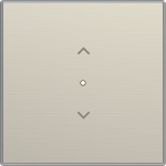 SRB-1-85AI - Cover plate - free@home / KNX 1-gang sensors - Blind - Stainless Steel 2CLA852623A1401 | 8427238144993
