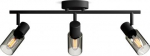 Ceiling/wall spotlight Palms, E14, 3x25W, IP20, black 929004105201 | 8720169299313