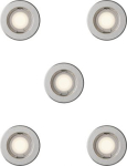 Downlight Peridot, 7W, GU10, IP20, 83mm, nickel, 5 pcs. 929004670027 | 8721103037176
