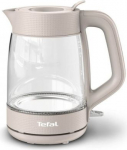 TEFAL Kettle | KO2G0BE0 | 2000 W | Electric | 1.7 L | Glass | 360&deg; rotational base | Grey/Transparent KO2G0BE0 | 3045387210113