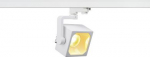 EURO CUBE, spot for 240V 3-phase track, LED, 3000K, white, 60&deg;, incl. 3-phase adapter 152751 | 4024163152532