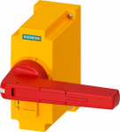 Accessory for 3KF size 4 Direct operating mechanism, red/yellow Can be locked in OFF position with three padlocks Comprehensive accessories for increased flexibility. From bridging bars through auxiliary switches to various drives, fourth poles or co ...