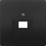 Cover plate for 1/2 RJ45 Rutenbeck cosket, DELTA style, Anthracite Cosso 5TG1394-0AC | 4001869554365