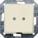 Outlet plate, 55x55mm, electrical white, DELTA i-system 5TG2596 | 4001869045337