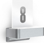 Outdoor light L 820 LED iHF, with sensor, 12W 858lm 160&deg; 3000K Silver 671327 | 4007841671327