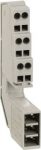 6 wires terminal block, MasterPact NT, ComPacT NS630b to NS1600, for drawout devices, spare part 33099 | 3303430330998