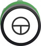 Head for non illuminated push button, Harmony XB5, plastic, flush, white, 22mm, spring return, marke ZB5AA145 | 3389110842012