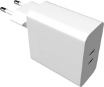 Fixed | Dual USB-C Mains Charger, PD support, 65W FIXC65-2C-WH | 8591680150014