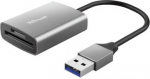 Memory reader FLASH USB3.2, Grey 24135 | 8713439241358