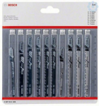 10-osaline tikksaelehtede komplekt Wood Expert 2607011169 | 3165140913409