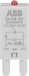 The CP-P/M 92C plug-in module is a pluggable funtion module for sockets of the CR-P and CR-M range. This module provides overvoltage protection and a red LED indication. The rated control supply voltage is 110-230 V AC/DC. 1SVR405655R0100 | 4013614528859
