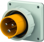 Panel mounted inlet, 32A3p4h110V, IP67 830 | 4015394116875