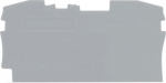 End and intermediate plate; 1 mm thick grey 2006-1291 | 4017332072595
