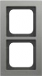 Double set frame Busch-Axcent Platin, 1722-270-500 2CKA001754A4689 | 4011395258743