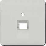 Cover plate, light-grey UAE 1xRJXX LG, CD CD569-1UALG | 4011377681903